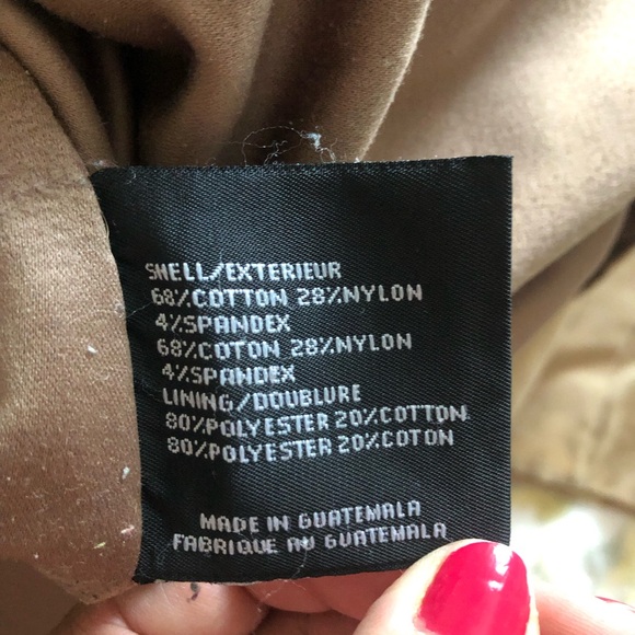 DKNY Tan Trench Coat with Belt - Picture 12 of 14